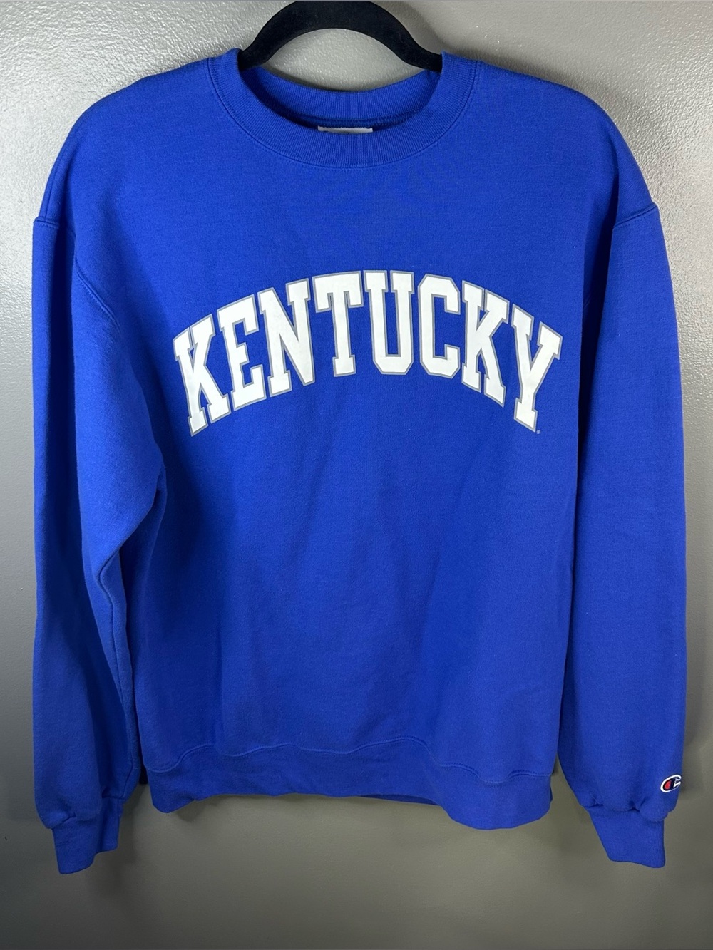 University of Kentucky Wildcats Champion Blue Crewneck Sweatshirt Size Medium